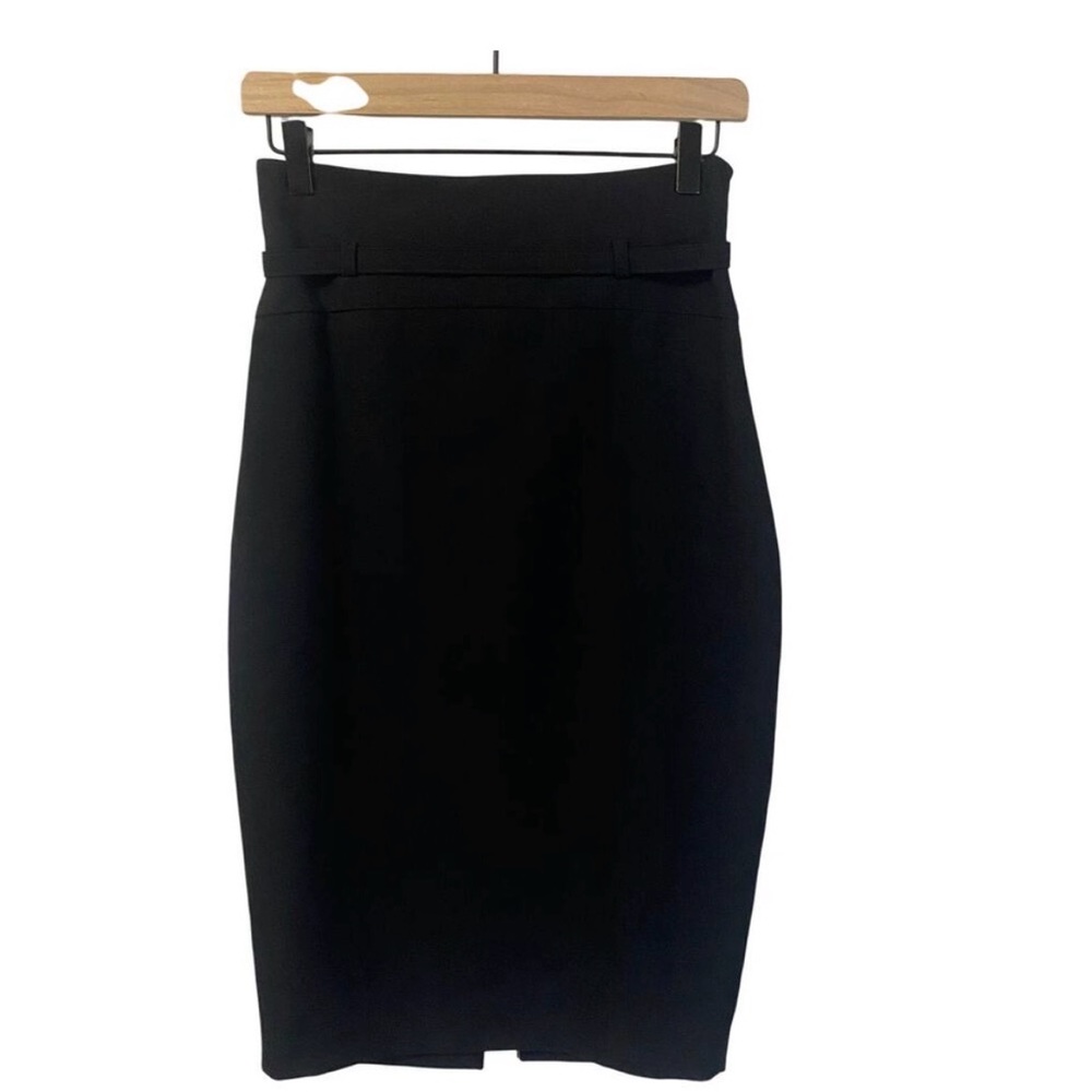 Express Black High-Waist Pencil Skirt